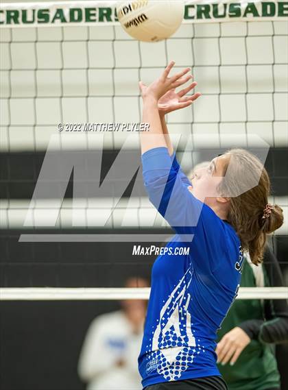 Thumbnail 2 in Grace Christian vs New Life Camp (Grace Christian School Crusader Classic - Championship) photogallery.