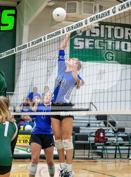 Thumbnail 1 in Grace Christian vs New Life Camp (Grace Christian School Crusader Classic - Championship) photogallery.