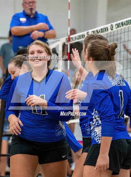 Thumbnail 2 in Grace Christian vs New Life Camp (Grace Christian School Crusader Classic - Championship) photogallery.