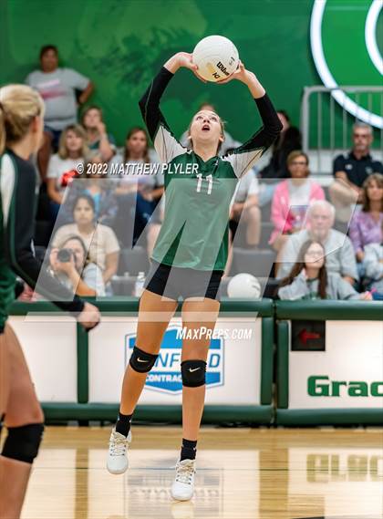 Thumbnail 3 in Grace Christian vs New Life Camp (Grace Christian School Crusader Classic - Championship) photogallery.