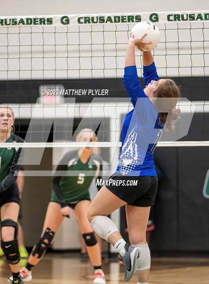Thumbnail 2 in Grace Christian vs New Life Camp (Grace Christian School Crusader Classic - Championship) photogallery.