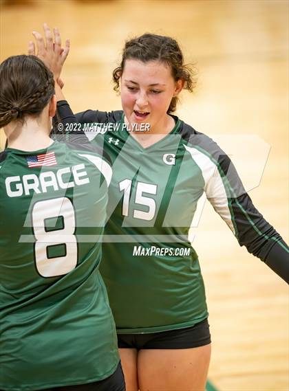 Thumbnail 1 in Grace Christian vs New Life Camp (Grace Christian School Crusader Classic - Championship) photogallery.