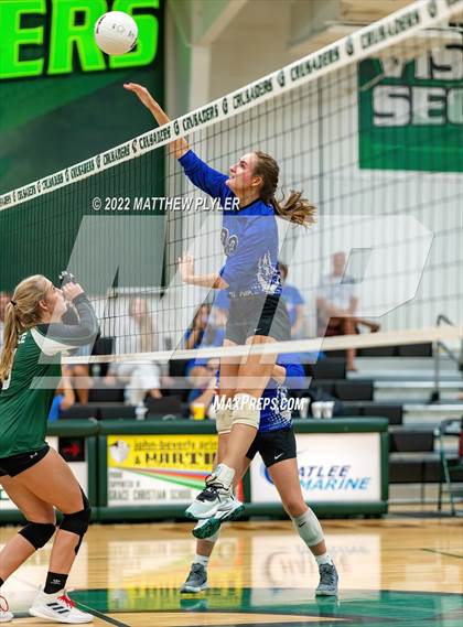 Thumbnail 2 in Grace Christian vs New Life Camp (Grace Christian School Crusader Classic - Championship) photogallery.