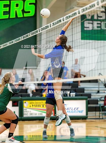 Thumbnail 1 in Grace Christian vs New Life Camp (Grace Christian School Crusader Classic - Championship) photogallery.