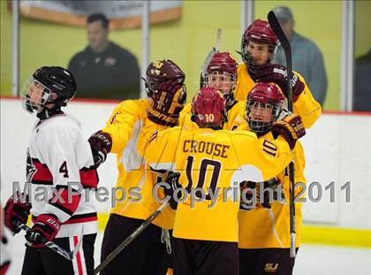 Thumbnail 1 in St. Joseph vs. New Canaan (FCIAC Final) photogallery.