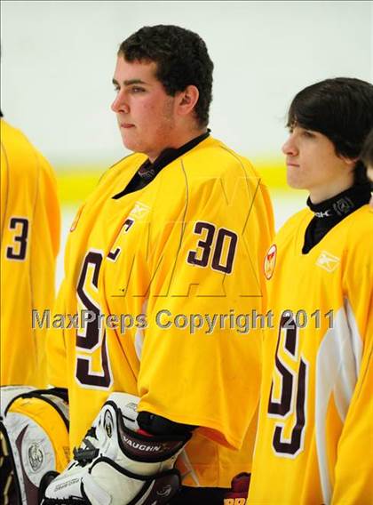 Thumbnail 2 in St. Joseph vs. New Canaan (FCIAC Final) photogallery.