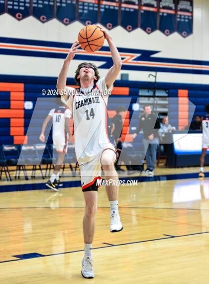 Thumbnail 3 in Chaminade vs Oak Park (9th Annual west valley Boys Basketball Tip-off Classic) photogallery.