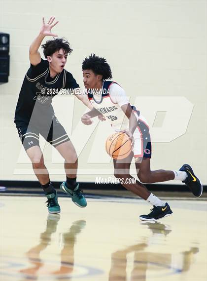 Thumbnail 2 in Chaminade vs Oak Park (9th Annual west valley Boys Basketball Tip-off Classic) photogallery.