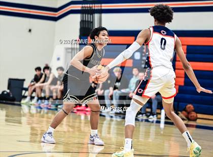 Thumbnail 3 in Chaminade vs Oak Park (9th Annual west valley Boys Basketball Tip-off Classic) photogallery.