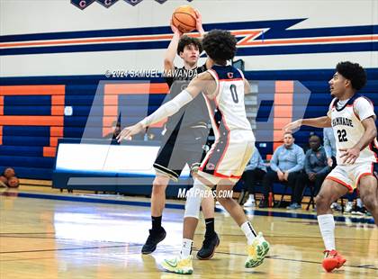 Thumbnail 2 in Chaminade vs Oak Park (9th Annual west valley Boys Basketball Tip-off Classic) photogallery.