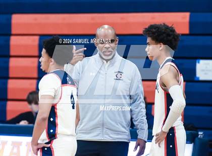 Thumbnail 3 in Chaminade vs Oak Park (9th Annual west valley Boys Basketball Tip-off Classic) photogallery.