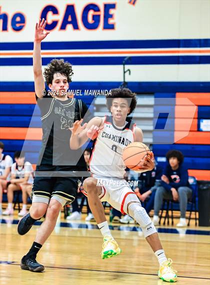 Thumbnail 1 in Chaminade vs Oak Park (9th Annual west valley Boys Basketball Tip-off Classic) photogallery.