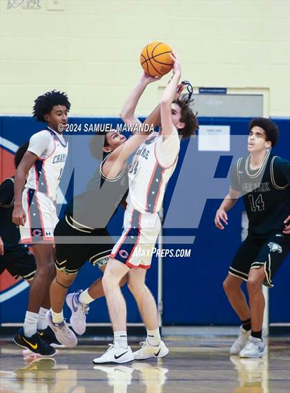Thumbnail 3 in Chaminade vs Oak Park (9th Annual west valley Boys Basketball Tip-off Classic) photogallery.