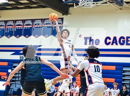 Thumbnail 1 in Chaminade vs Oak Park (9th Annual west valley Boys Basketball Tip-off Classic) photogallery.