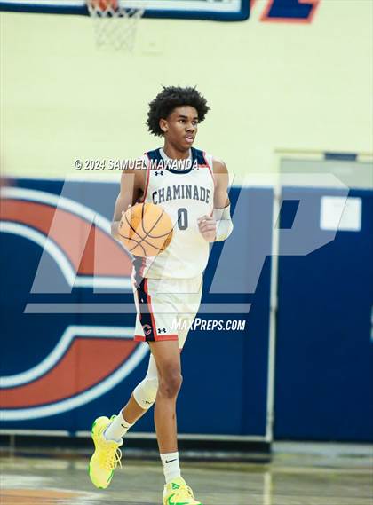 Thumbnail 1 in Chaminade vs Oak Park (9th Annual west valley Boys Basketball Tip-off Classic) photogallery.