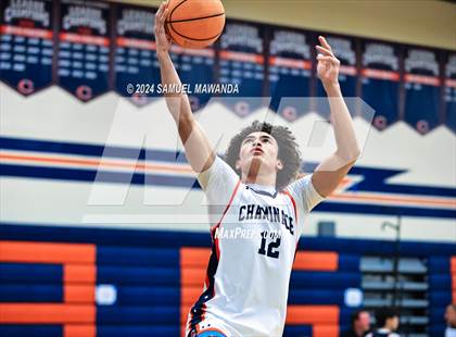 Thumbnail 2 in Chaminade vs Oak Park (9th Annual west valley Boys Basketball Tip-off Classic) photogallery.