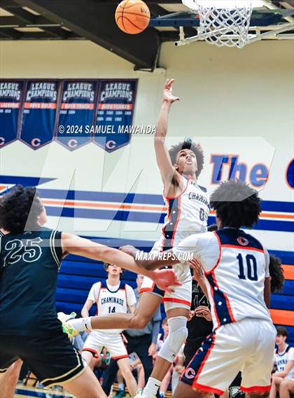 Thumbnail 2 in Chaminade vs Oak Park (9th Annual west valley Boys Basketball Tip-off Classic) photogallery.