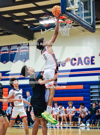 Thumbnail 3 in Chaminade vs Oak Park (9th Annual west valley Boys Basketball Tip-off Classic) photogallery.