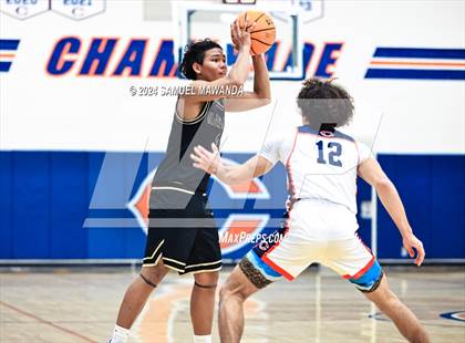 Thumbnail 1 in Chaminade vs Oak Park (9th Annual west valley Boys Basketball Tip-off Classic) photogallery.