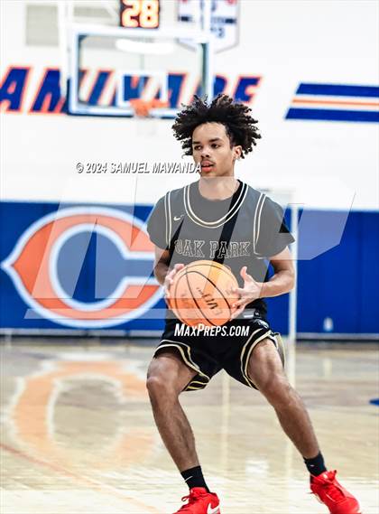 Thumbnail 3 in Chaminade vs Oak Park (9th Annual west valley Boys Basketball Tip-off Classic) photogallery.