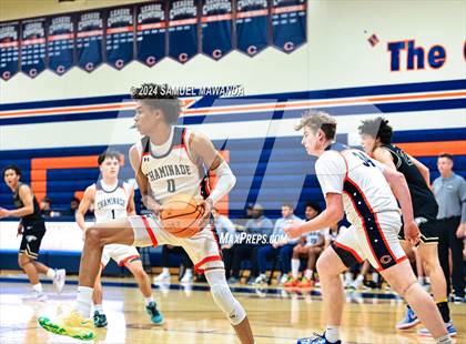 Thumbnail 1 in Chaminade vs Oak Park (9th Annual west valley Boys Basketball Tip-off Classic) photogallery.
