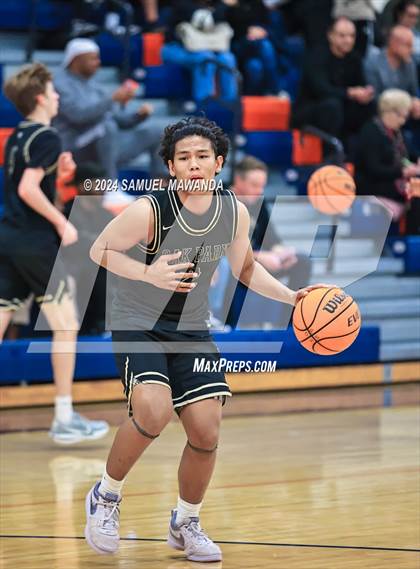 Thumbnail 2 in Chaminade vs Oak Park (9th Annual west valley Boys Basketball Tip-off Classic) photogallery.