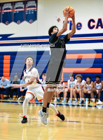 Thumbnail 3 in Chaminade vs Oak Park (9th Annual west valley Boys Basketball Tip-off Classic) photogallery.