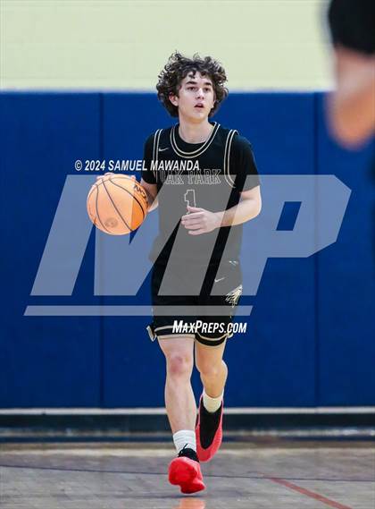Thumbnail 1 in Chaminade vs Oak Park (9th Annual west valley Boys Basketball Tip-off Classic) photogallery.