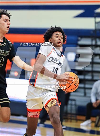 Thumbnail 1 in Chaminade vs Oak Park (9th Annual west valley Boys Basketball Tip-off Classic) photogallery.
