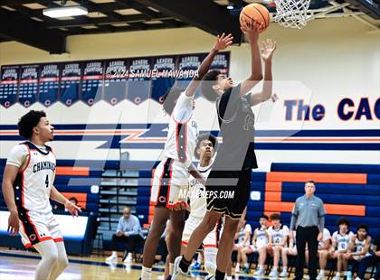 Thumbnail 1 in Chaminade vs Oak Park (9th Annual west valley Boys Basketball Tip-off Classic) photogallery.