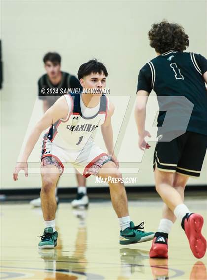 Thumbnail 2 in Chaminade vs Oak Park (9th Annual west valley Boys Basketball Tip-off Classic) photogallery.