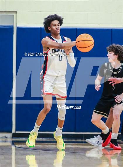 Thumbnail 1 in Chaminade vs Oak Park (9th Annual west valley Boys Basketball Tip-off Classic) photogallery.