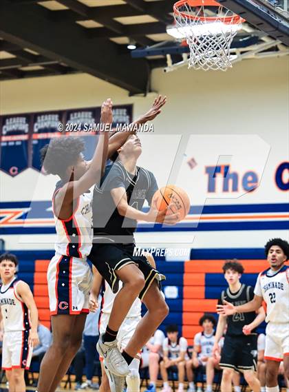 Thumbnail 1 in Chaminade vs Oak Park (9th Annual west valley Boys Basketball Tip-off Classic) photogallery.
