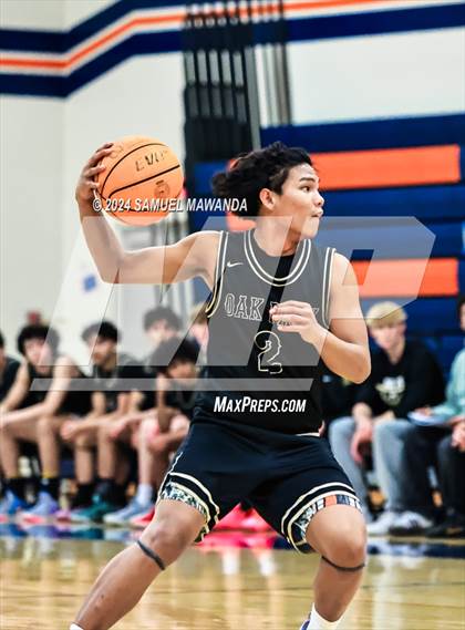 Thumbnail 2 in Chaminade vs Oak Park (9th Annual west valley Boys Basketball Tip-off Classic) photogallery.