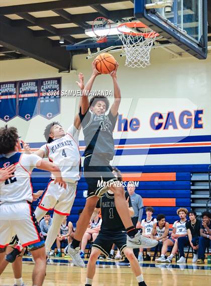 Thumbnail 1 in Chaminade vs Oak Park (9th Annual west valley Boys Basketball Tip-off Classic) photogallery.