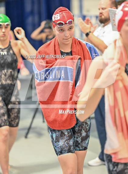 Thumbnail 3 in NCHSAA 4A State Swimming Championship photogallery.