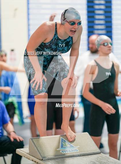 Thumbnail 3 in NCHSAA 4A State Swimming Championship photogallery.