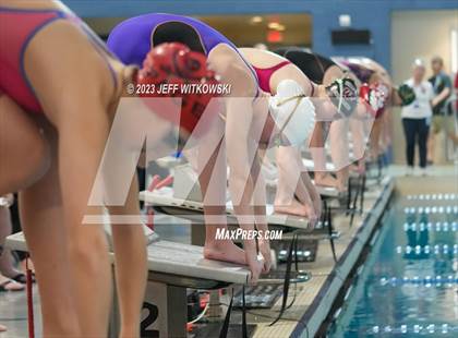 Thumbnail 1 in NCHSAA 4A State Swimming Championship photogallery.