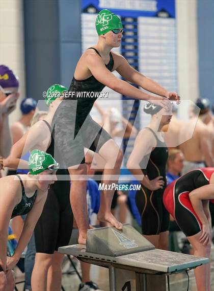 Thumbnail 2 in NCHSAA 4A State Swimming Championship photogallery.