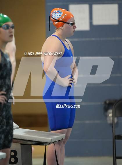 Thumbnail 3 in NCHSAA 4A State Swimming Championship photogallery.