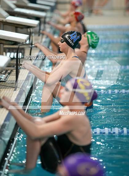 Thumbnail 2 in NCHSAA 4A State Swimming Championship photogallery.