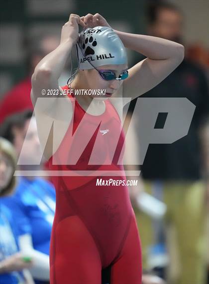 Thumbnail 1 in NCHSAA 4A State Swimming Championship photogallery.