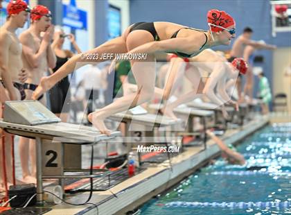 Thumbnail 2 in NCHSAA 4A State Swimming Championship photogallery.