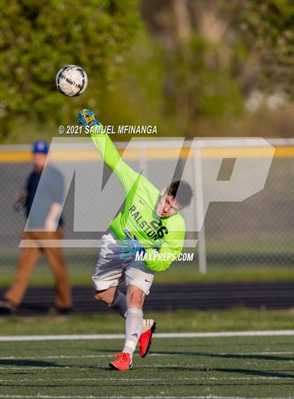 Thumbnail 3 in Ralston @ Skutt Catholic (Skutt JV Tournament) photogallery.