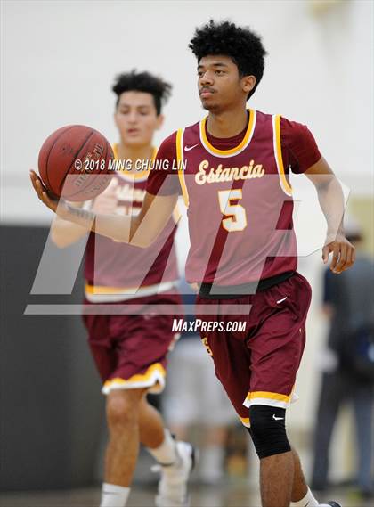 Thumbnail 1 in Santa Ana Valley vs. Estancia (Estancia Coast Classic) photogallery.