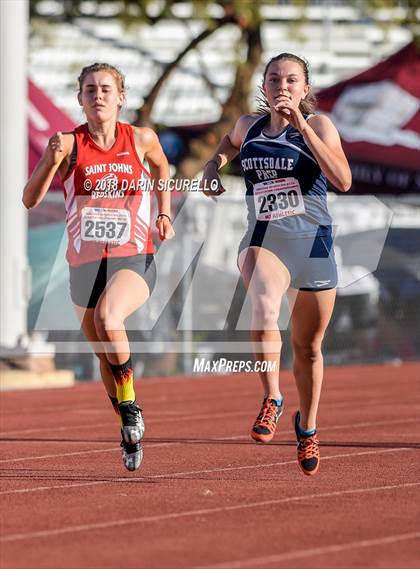 Thumbnail 2 in AIA Track & Field Preliminaries D3 & D4 (Girls 400 Meter Dash) photogallery.