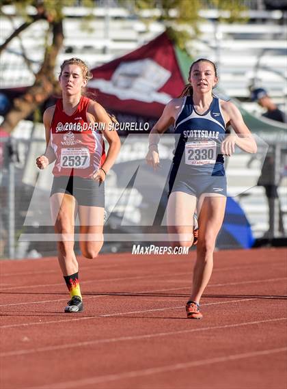 Thumbnail 3 in AIA Track & Field Preliminaries D3 & D4 (Girls 400 Meter Dash) photogallery.