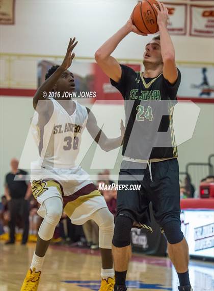 Thumbnail 3 in St. Anthony vs. St. Joseph Regional (Hoop Group NJ Tip Off Classic) photogallery.