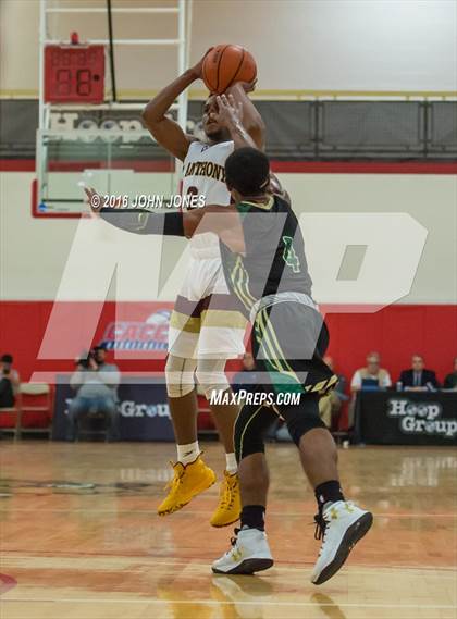 Thumbnail 3 in St. Anthony vs. St. Joseph Regional (Hoop Group NJ Tip Off Classic) photogallery.
