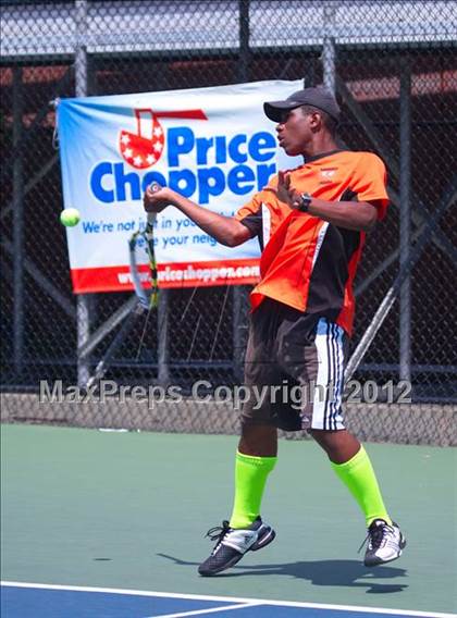 Thumbnail 2 in NYSPHSAA Boys Tennis Championships (Round 2) photogallery.